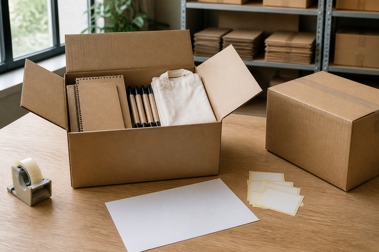 Werbemittelbox für eine Veranstaltung kontrollieren