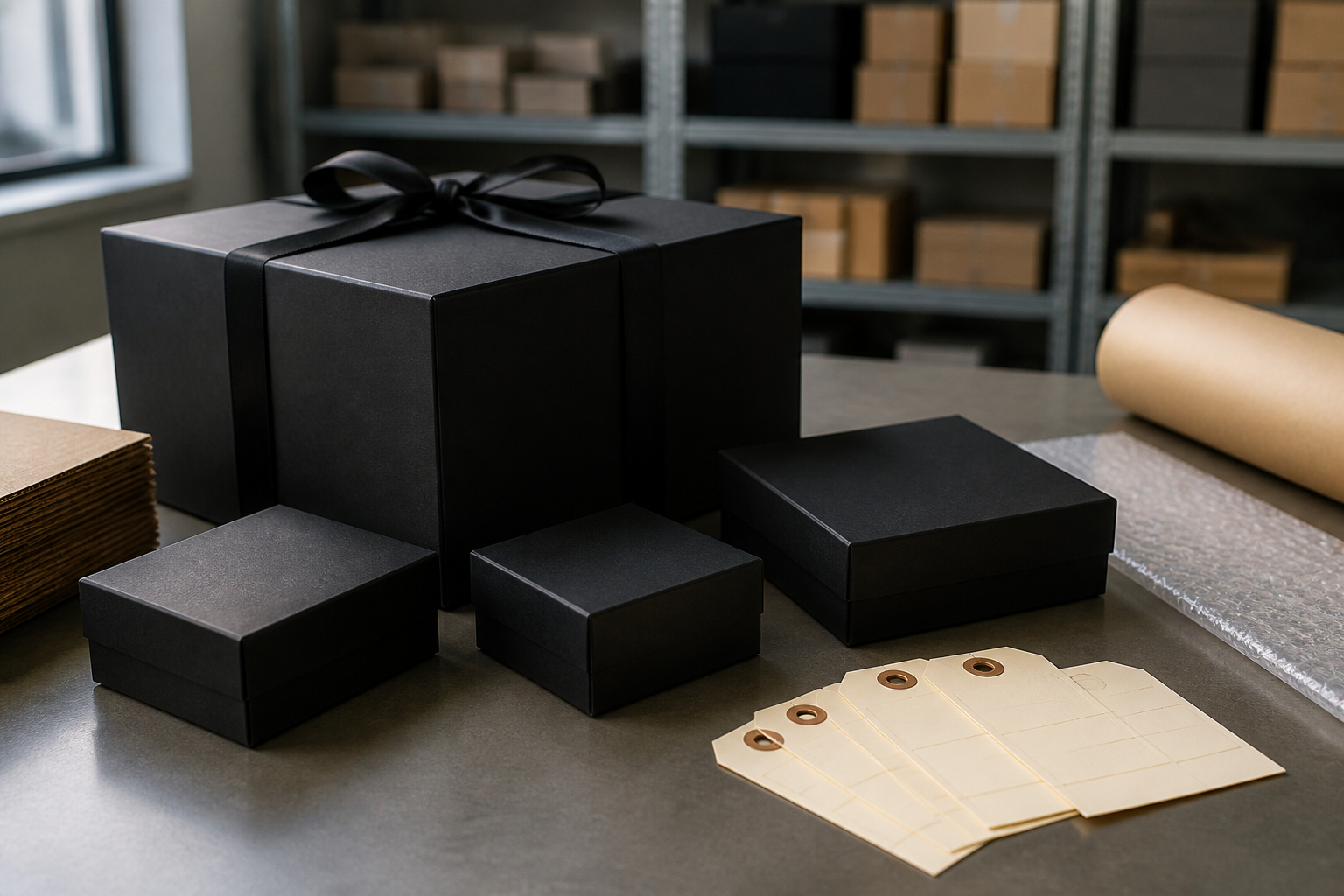 Professionelle Geschenkverpackung und Versandplanung im Unternehmen