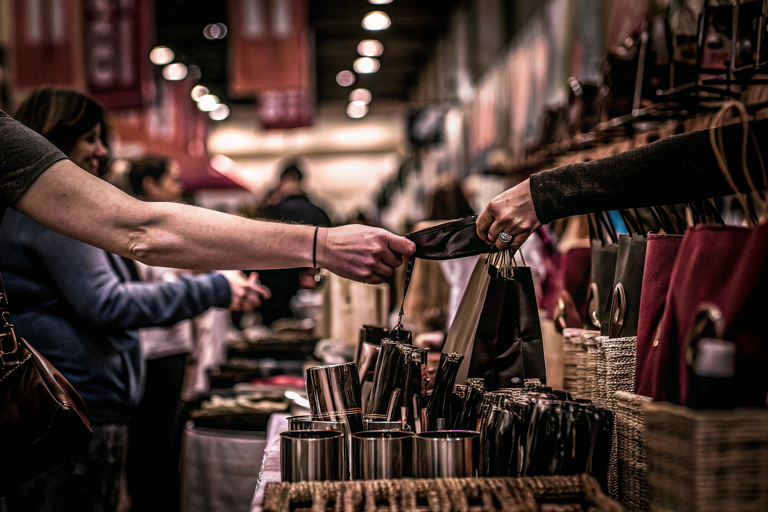 Messe mit Werbegeschenken