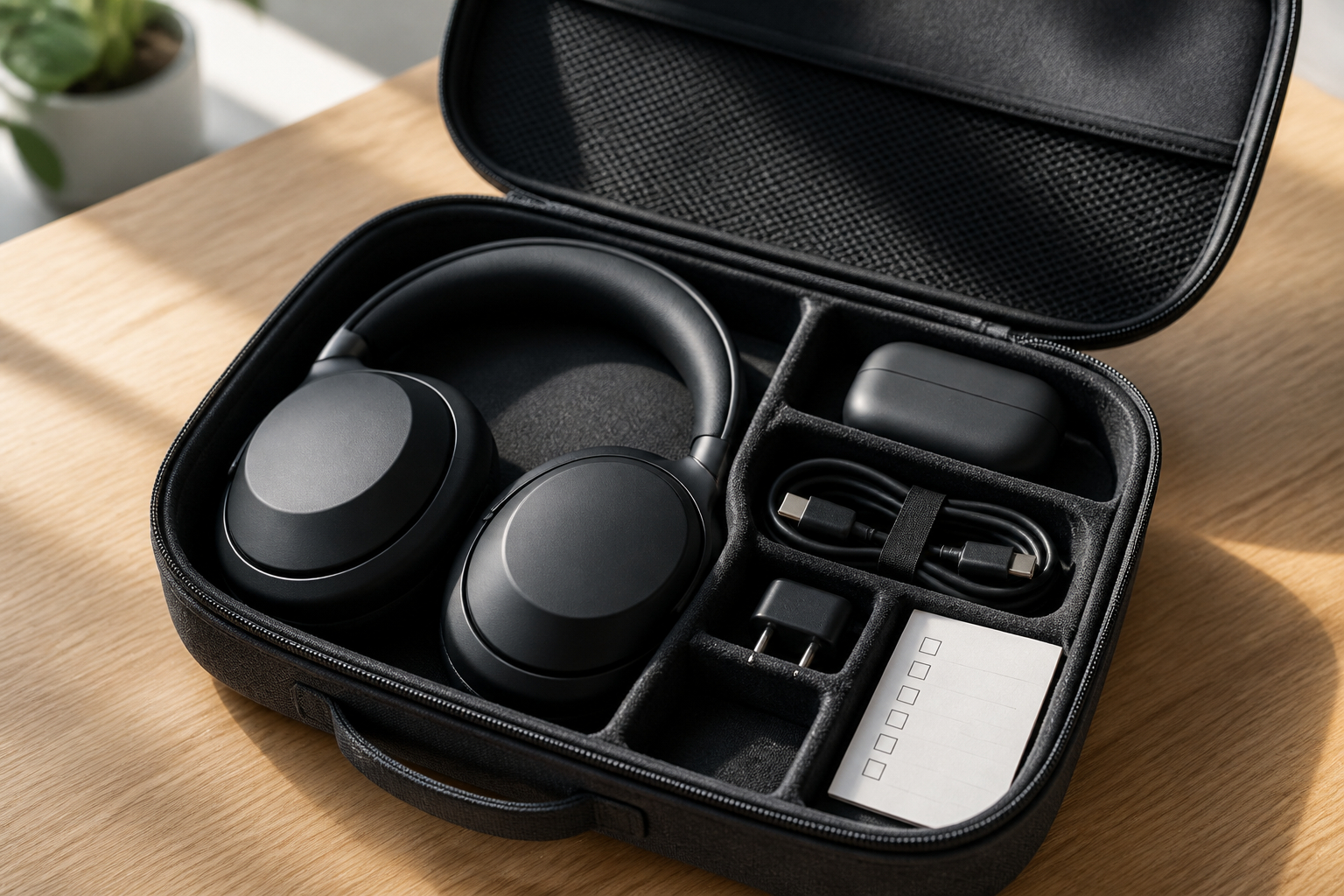 Mobiles Support-Kit mit Headset und Zubehör