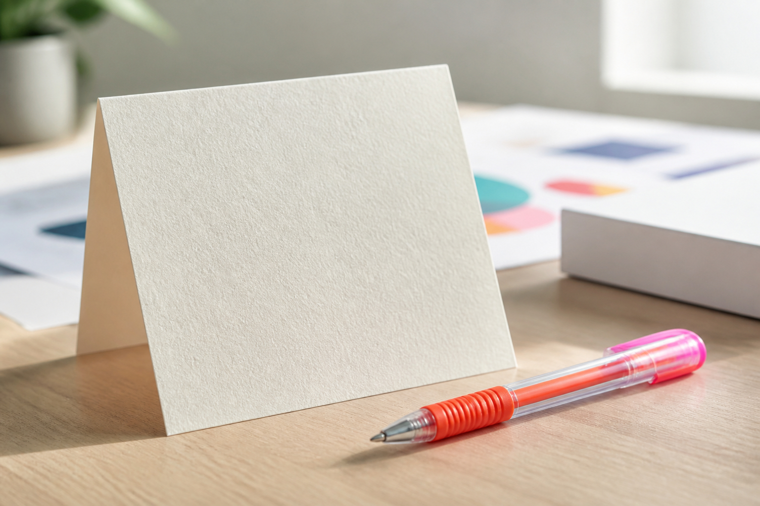 Handschriftliche Dankeskarte mit Gelstift im Marketing