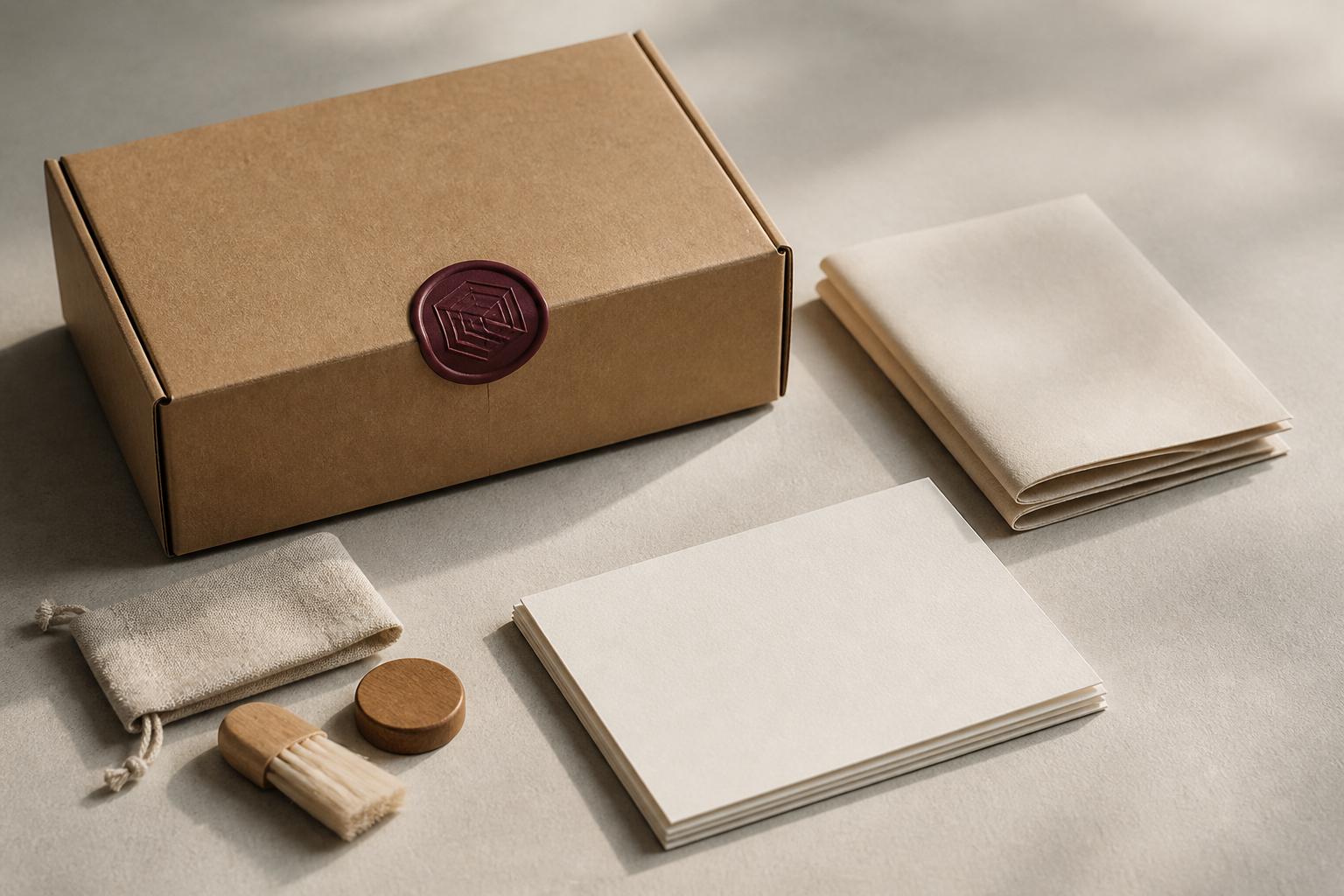 Personalisierter Markenaufkleber auf Versandverpackung für Employee Advocacy