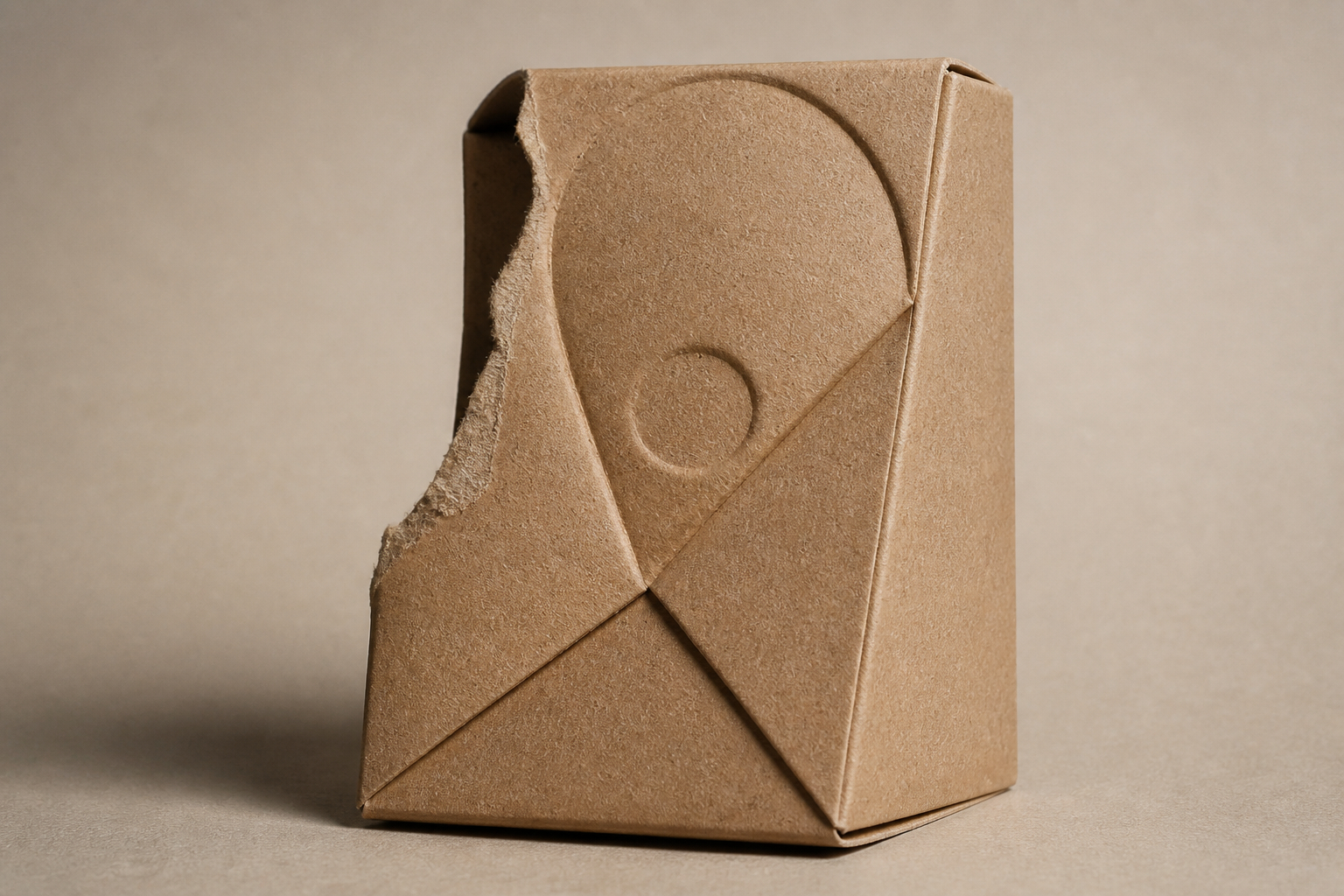 Recyclingversprechen und Entsorgungshinweis auf einer Kartonverpackung