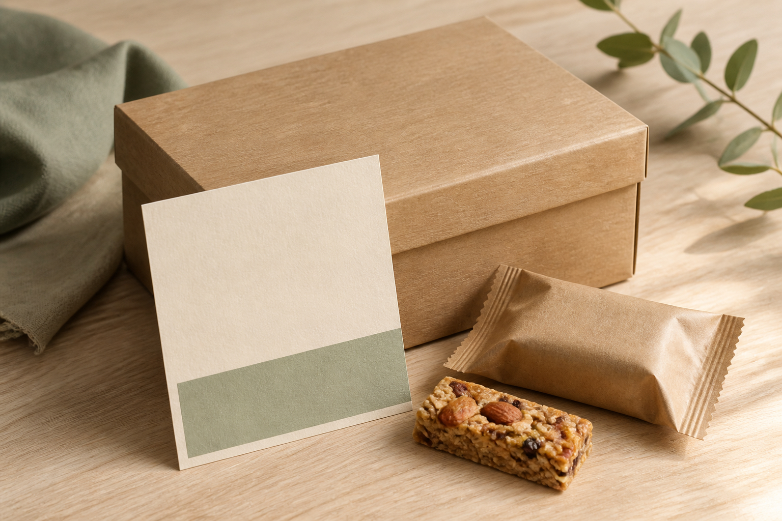 Personalisierte Begrüßungskarte im Welcome Kit
