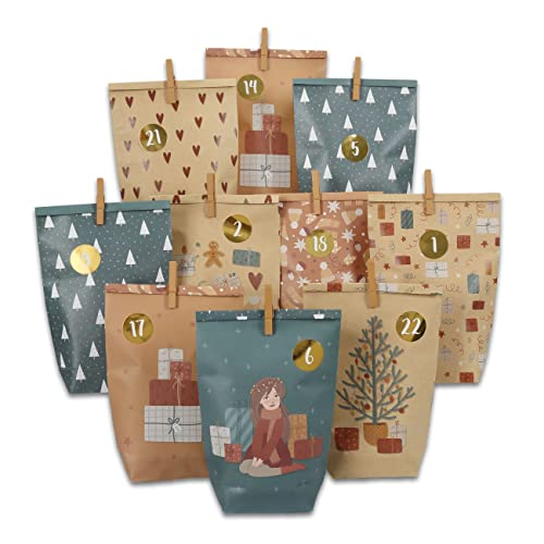 Papierdrachen Adventskalender 2024