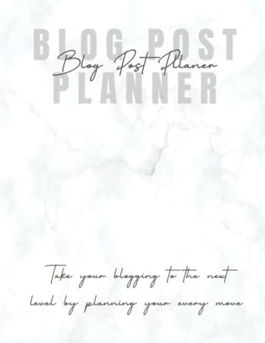 Blogging Tool: Blog Post Scheduling Planner