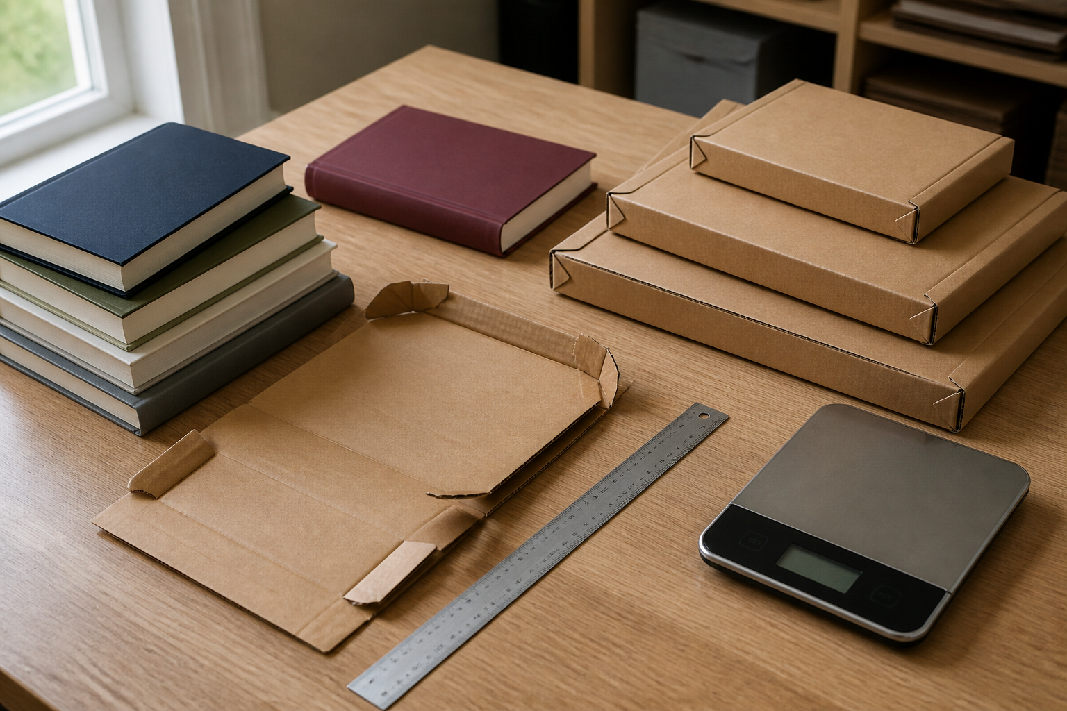 Versandverpackungen für Bücher nach Größe auswählen