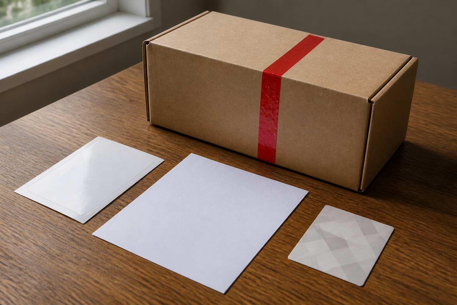 Rückrufpaket mit Rücksendeetikett und Sperrhinweis