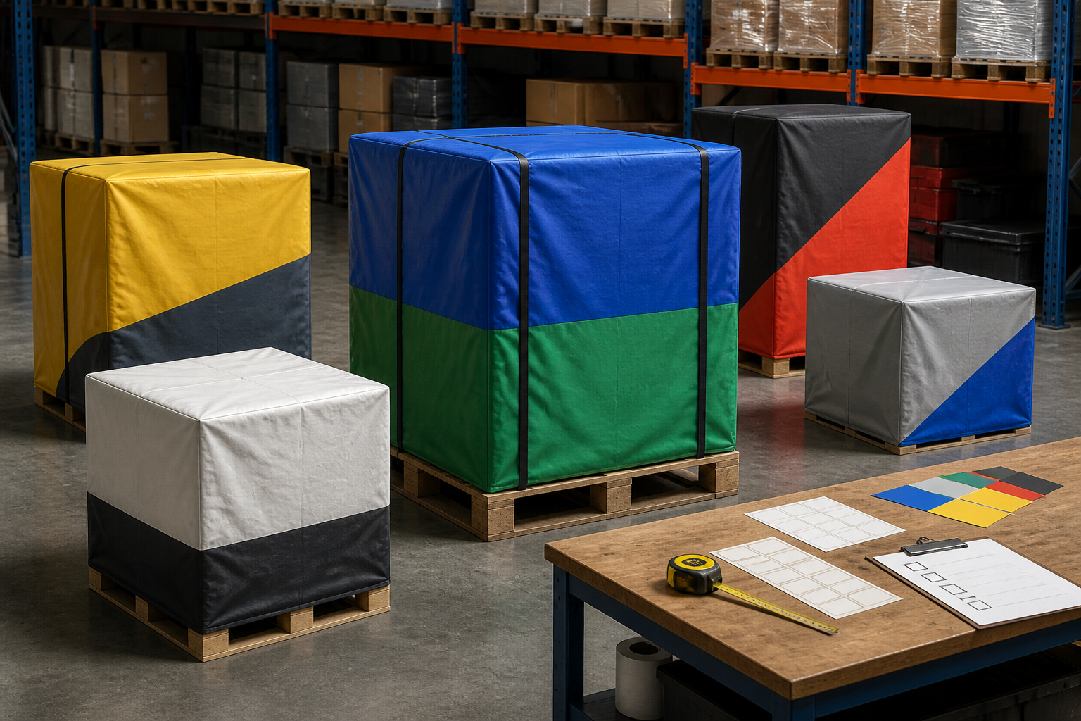 Pilotprojekt zur Einführung markenwirksamer Palettenhauben
