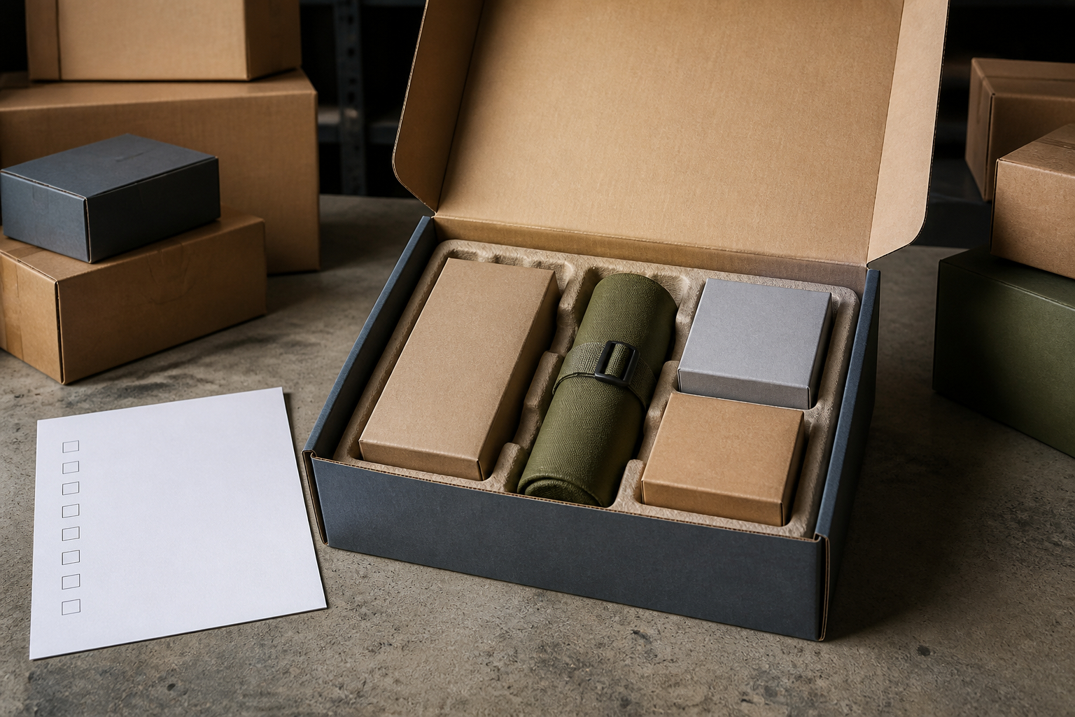 Standardisierter Packprozess im Abo-Versand