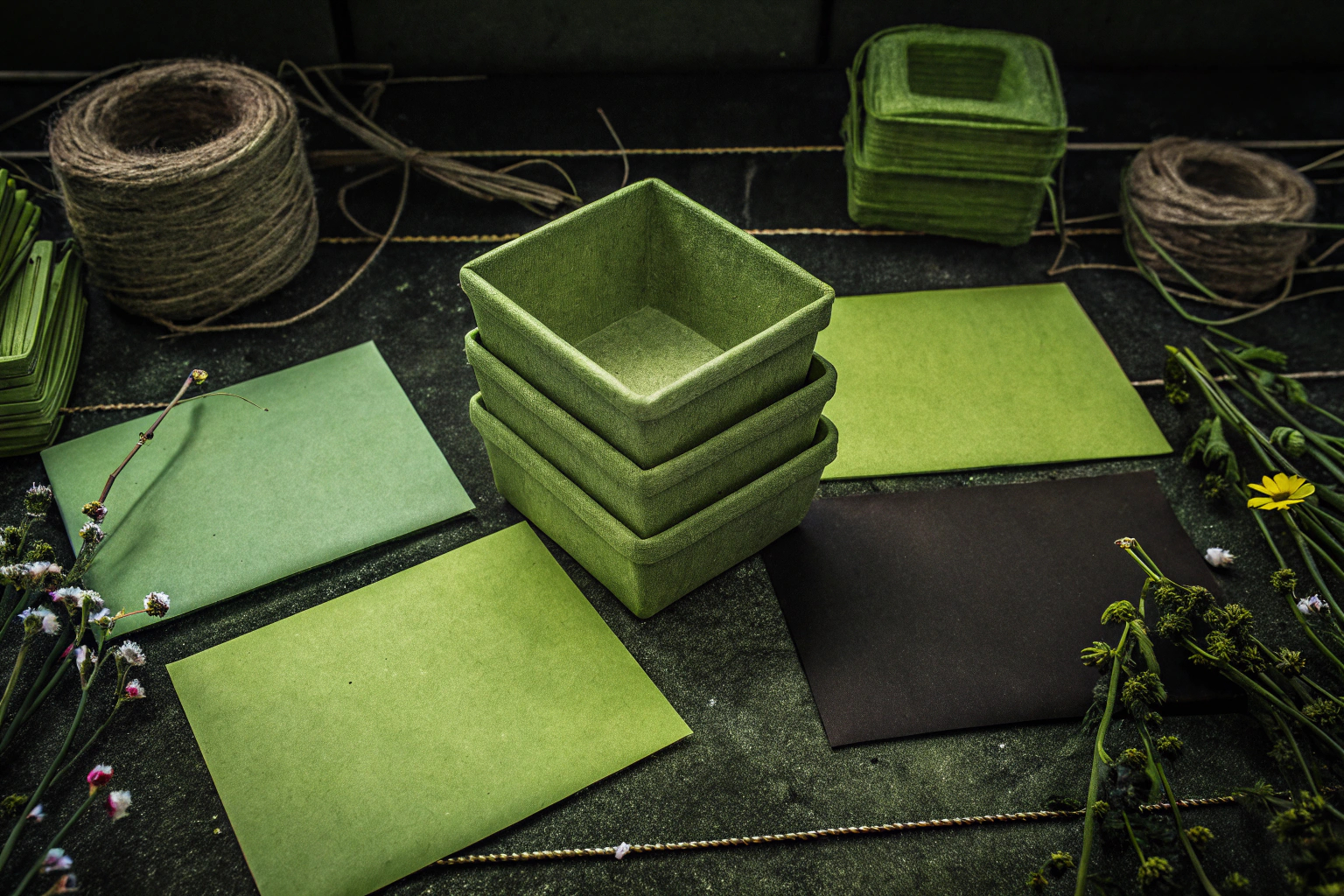 Nachhaltige Verpackungsmaterialien